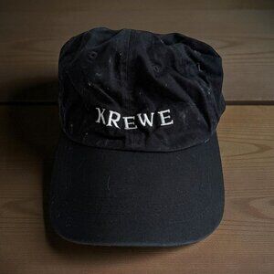 KREWE Unisex Black White Logo Baseball Hat Cap